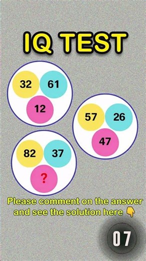 Solve The Pattern Before Time Runs Out #challenge #iq #shorts