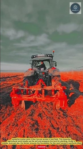 Efficient & Powerful: Heavy-Duty Disc Harrow for Soil Preparation and Field Cultivation