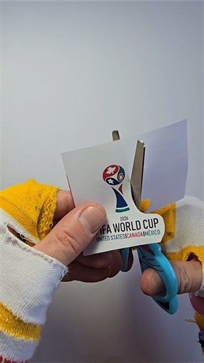 Paper Cut ✂️ Fifa World Cup 2026 #worldcup #diy #shorts #papercraft #papercutting