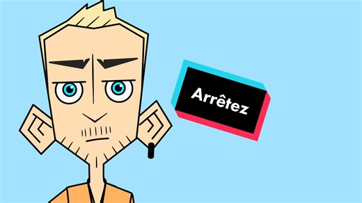 Squeezie : Arrêtez - Animation musicale en 2D