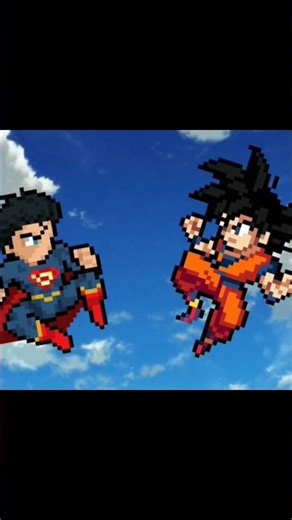 Superman vs Golu animation #gokublue #goku #animation #superman #superhero #gokuultrainstinct #dc