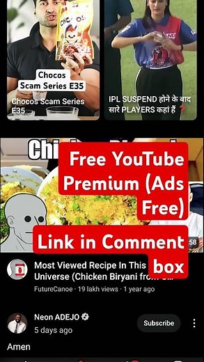 YouTube Premium (Subscription Unlocked)━━━━━━ Premium | Paid Features Unlocked No ads Stable mod