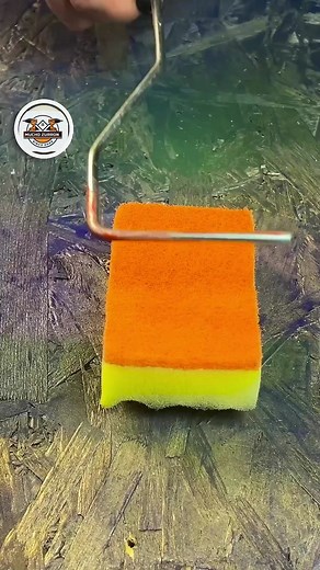 95K views · 248 reactions | A garden hose wrapped around the sponge creates textured patterns, turning plain wood into a decorative finish with simple DIY creativity. | Contiuner TV | Facebook