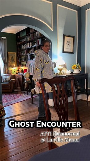Lots of paranormal activity this month! Ghosts at Linville Manor interacting with ATTI paranormal team ! 👻 #Haunted #Paranormal #Ghost #👻 #Investigation