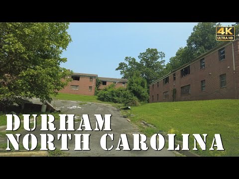 Durham, North Carolina - [4K] Hood Tour
