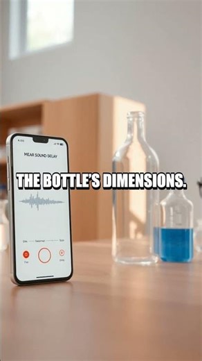 Echo Lab at Home Measuring Sound Speed with a Bottle