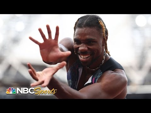 Noah Lyles breaks a Usain Bolt record, posts world lead 200m time in London | NBC Sports
