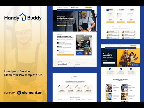 Handy Buddy Elementor Template Kit: Step by Step Complete Installation Tutorial