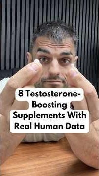 8 Testosterone-Boosting Supplements With Real Human Data