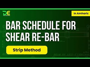 Steel Re-Bar Schedule of Shear Re-bar (Quantity Surveying)