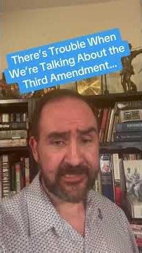 Did Trump's Lawless Administration Just Violate the Third Amendment?