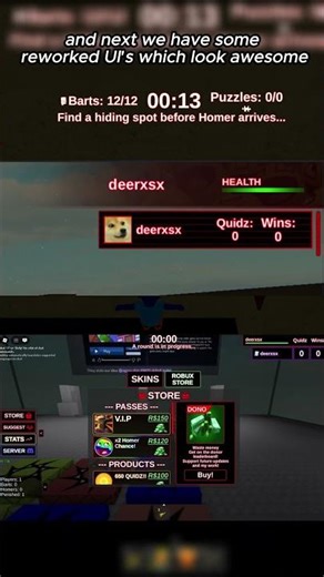 Roblox You vs Homer Sneak Peeks! #roblox #shorts