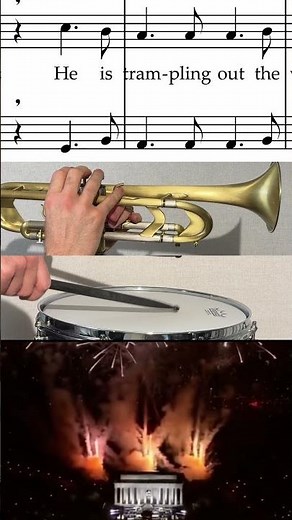 Battle Hymn of the Republic - EPIC TRUMPET FANFARE (4 Bb Trumpets) with Sheet Music & Backing Track
