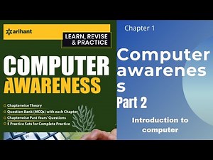 PART:2. Introduction to computer( by arihant) Sbi,ibps,po ,clerk,ssc, railways,allexam#jkpsi #jkssb