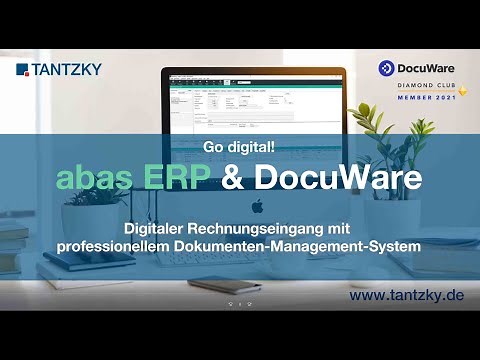 Digitaler Rechnungseingang abas ERP und DocuWare – GO DIGITAL! mit TANTZKY