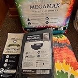 Northshore MegaMax 12-Hour HBL Adult Diapers for Heavy Bladder Leaks, Large, 10 Count, Black, 42-54 inches, Tab-Style Incontinence Underwear for Men, Women & Teens