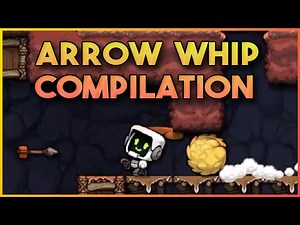 Arrow Whip Compilation - Spelunky 2