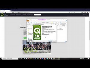 QGIS, Instalar versión 3.16