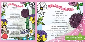 It's Mother's Day Song Lyrics