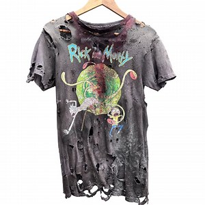 Rick & Morty Zombie Costume Upcycled One of a Kind! Size 34/small - Etsy