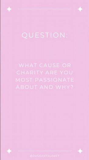 Pageant Interview Questions