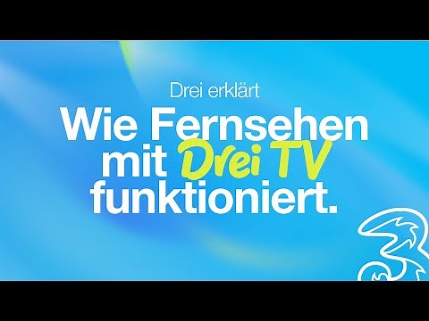 Wie Fernsehen mit Drei TV funktioniert.