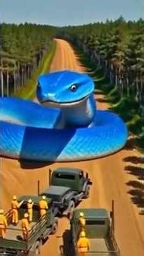 Heroic Rescue Team Saves Giant Python Snake from Powerful Magic! 🐍✨ #animalrescue #animals #wildlife
