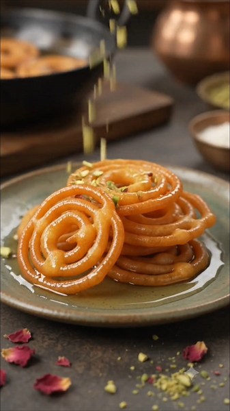 🤤 Easy Jalebi Recipe at Home #shortsfeed #facts #food #foodshorts #viral #cooking #jalebi #foodie
