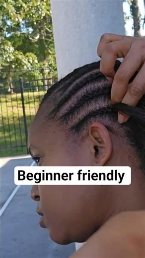 Here is how I conrow beginner friendly #howtobraid #howtobraidhair
