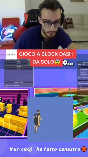 Gioco a block Dash infinito da solo in live #stumbleguys #twitchstreamer #stumbleguysmoments #twitch