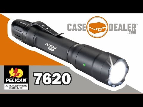 The Pelican 7620 Tactical Flashlight Features and Battery Options