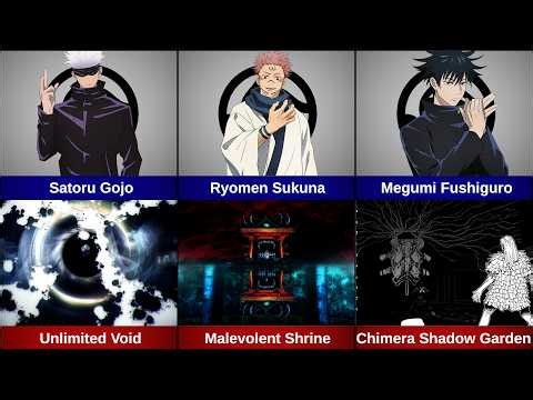 All Domain Expansions in Jujutsu Kaisen |ANIME GRID|#JujutsuKaisen #DomainExpansion #YujiItadori