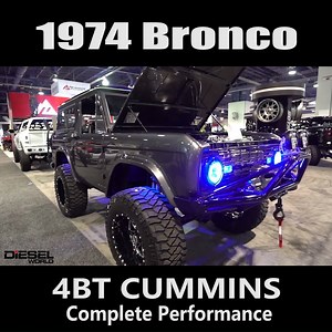 1974 Ford 4bt #cummins 😱😱😱 Complete Performance SEMA | Diesel World