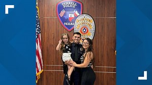 'His was cut short' | Community mourns the loss of Terrell Police Officer Jacob Candanoza