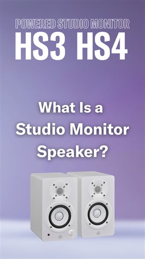 What is a studio monitor speaker? Learn in this 40-second explanation what studio monitors are designed for and why accurate sound matters in a home studio setup. Learn more : https://my.yamaha.com/en/audio/music-audio-production/products/studio-monitors/hs_3_4_inches/ Shopee : https://bit.ly/3YT2d49 #studiospeakers #monitorspeaker | Yamaha Pro Audio Malaysia