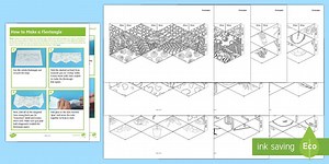 KS2 Flextangle Pattern Templates Activity Pack