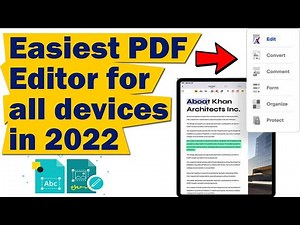 The easiest and Best PDF editor for Windows, Mac, mobile in 2022