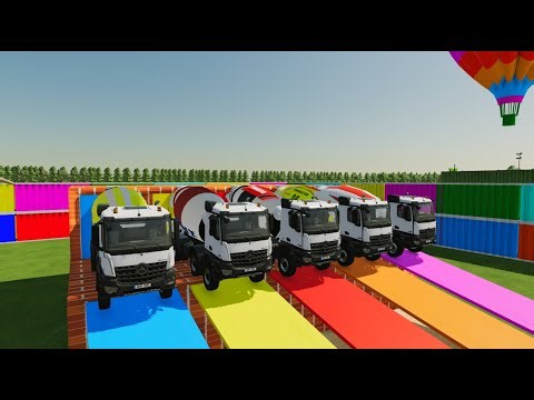 TRANSPORT OF COLOR - MIXER TRUCK - FARMING SIMULATOR 22