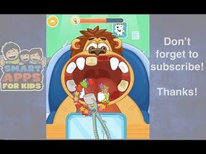 Animal Dentist - Lion, Monkey, & Alligator! going to the dentist video for kids