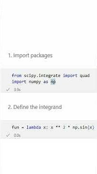 How to calculate integral using SciPy in Python