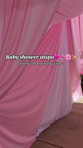 🌷🎀☀️🍼 Looking for a luxury event setup without paying expensive venue prices? This is our 20x30 fully draped canopy, and it comfortably accommodated 50 guests for this event. The soft draping creates an elegant atmosphere that instantly elevates any celebration. Perfect for • Baby showers • Bridal showers • Engagement parties • Weddings • Quinceañeras • Birthdays and special events If you want your event to feel luxurious, intimate, and unforgettable without the cost of a venue, our 20x30 dra