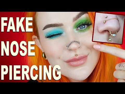 DIY Fake Nose Chain Piercing | Evelina Forsell