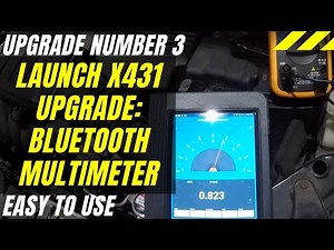 PART 3/5 How to turn a Launch X-431 Pad into an even better diagnostic tool - Bluetooth Multimeter