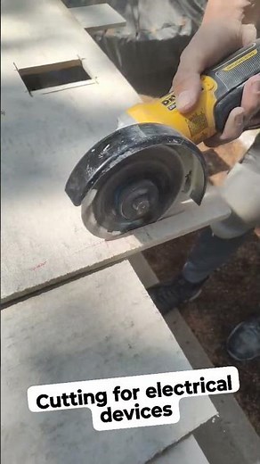 how to cut Hardie tile backer board. #dewalt #tile #viral