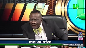 Akrobeto helps us with the meaning of "mesmerize" on #RealNews. 😂😂 #UTVGhana | UTV Ghana