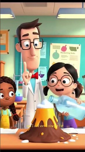 Funny Cartoon School Science Experiment Gone Wrong 🔬🤣 | Hilarious Classroom Comedy