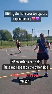 💖💜Positional Specific Work 💖💜 Want to elevate your court craft? Focus on positional specific movement! Here’s a simple exercise to sharpen your skills: 1. Draw it Out ✏️: Take a moment to sketch out 4-5 movements you utilise on the court, whether in defence or attack. Think about drives, scoops, 3ft marks, or finishing shots. 2. Visualise 🧠: Picture yourself executing these movements flawlessly. 3. Hit the Court 🏐 - Start with a few reps on one side, without a ball. - Switch to the other s
