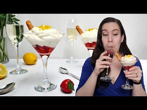 How To Make Sparkling Vanilla Lemon Syllabub Recipe | Prosecco Lemon Syllabubs
