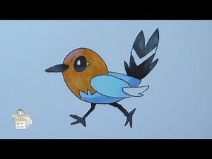 [Tutorial] How to draw Fletchling ヤヤコマ