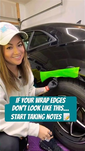 Having clean cut edges from every angle is a flex 💪🏼 #vinylwrap #wrap #wrapping #wraptips